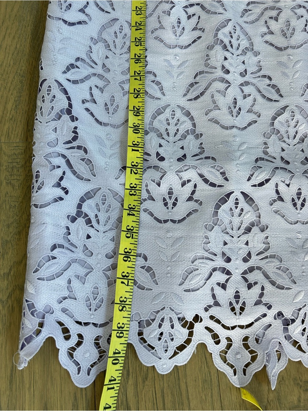 Antonio Melani Lace Sheath Midi Dress Lavender Size 4 - Picture 10 of 12